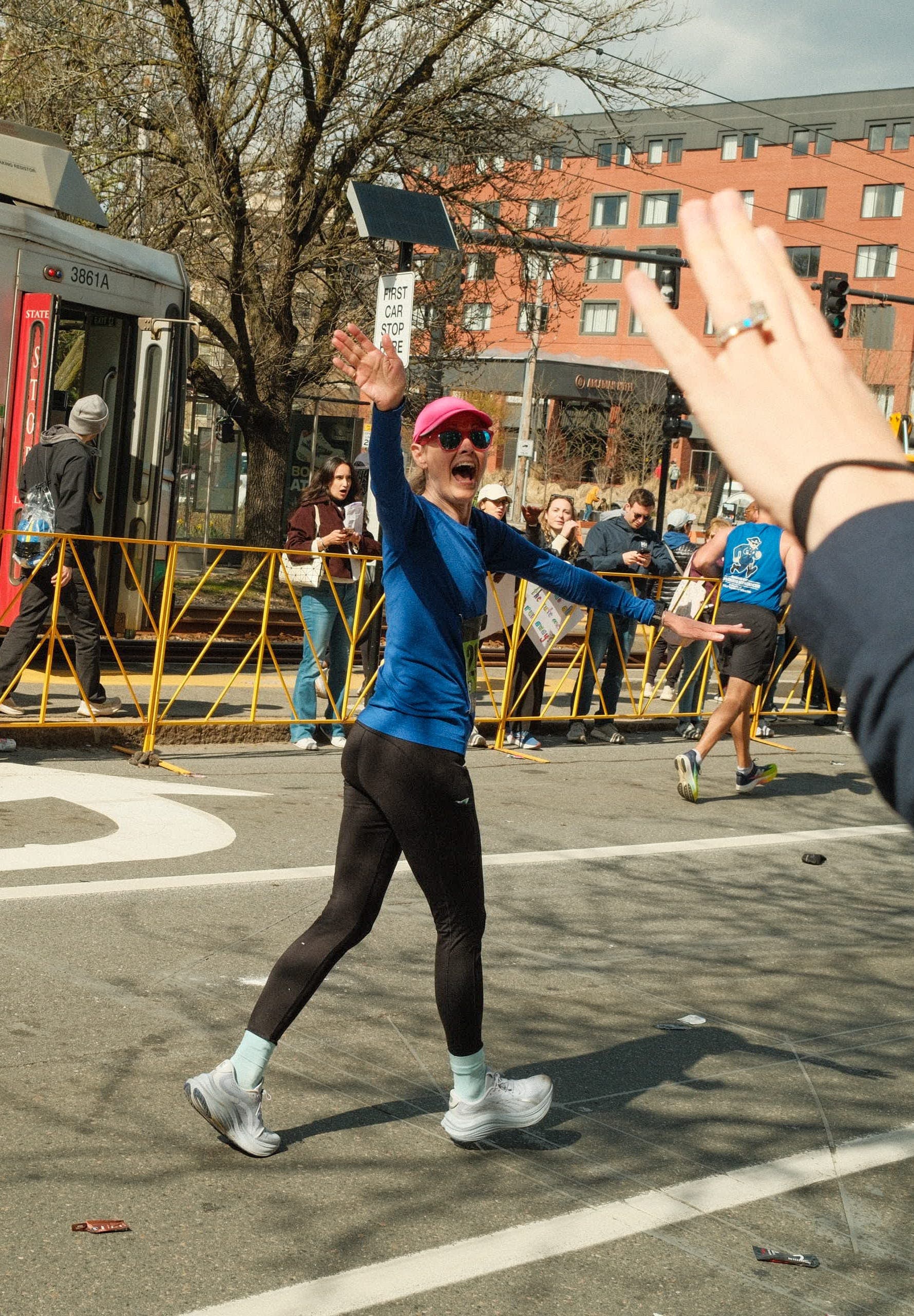 Observation: Catching a cold after running a marathon